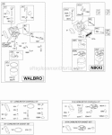 Carburetor Kit - Carburetor Overhaul Diagram and Parts List for 216802-0108-E1  Briggs and Stratton Engine